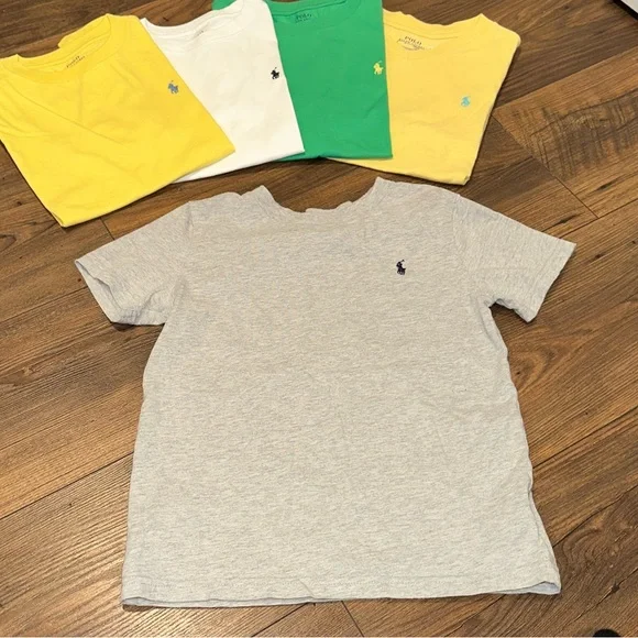 6 Polo by Ralph Lauren Classic Pony embroidered T-Shirts - Picture 3 of 7